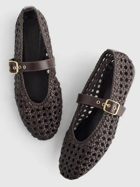 Madewell The Remy Mary Jane Flat - Picture 1 of 4
